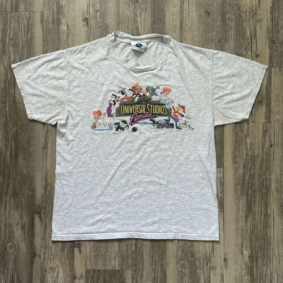 Vintage 90s Universal Studios Promo Tee T-Shirt Size Large - Picture 1 of 5